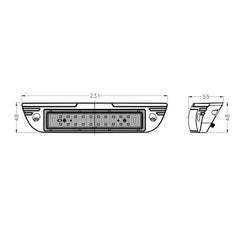 Marine LED Lights|9'' 20W 1,600 LM|White Housing|LED Light for Marine