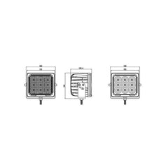 6 inch 90W Heavy Duty LED Work Light E-Mark Approved