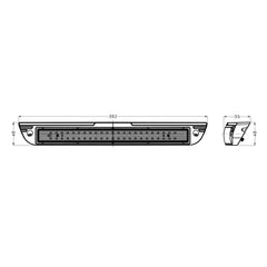 LED Marine Light|15 inch 46W 3,680 LM, 6,000K|LED Marine Light for Boat