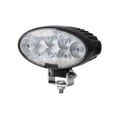 7 inch 80W Oval Swivel Mounting Built-in Deutsch LED Work Light EMC CISPR25 CLASS 4
