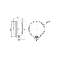 4inch 30W Flush Mount LED Fog Light